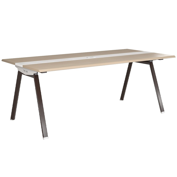 Bàn họp chân thép 1m8 NTVH1810C17