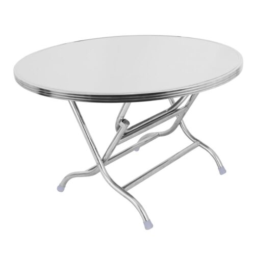 Bàn inox DELI 1m2 cạnh vuông