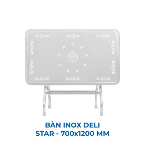 Bàn inox DELI 700 x 1200 mm