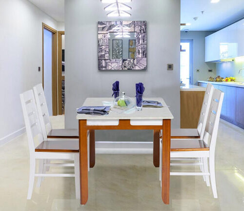 Bộ bàn ghế ăn HGB64A, HGG64