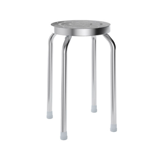Combo Bàn inox WIN 1m2 4U cạnh vuông + 10 Ghế đẩu inox DONA mặt 30 phi 25 bông inox chính hãng tại Cần Thơ