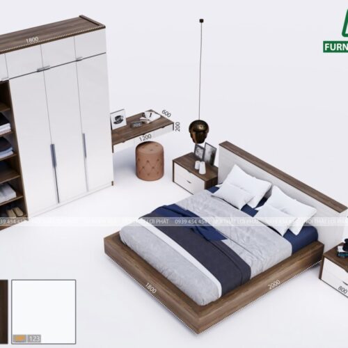 Combo Phòng ngủ CPN04 - nội thất giá xưởng Cần Thơ, thiết kế theo yêu cầu