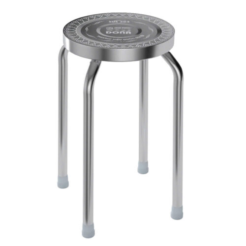 Ghế đẩu inox DONA mặt 30