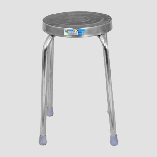 Ghế đẩu inox SUPER mặt 30 phi 25 inox chính hãng tại Cần Thơ