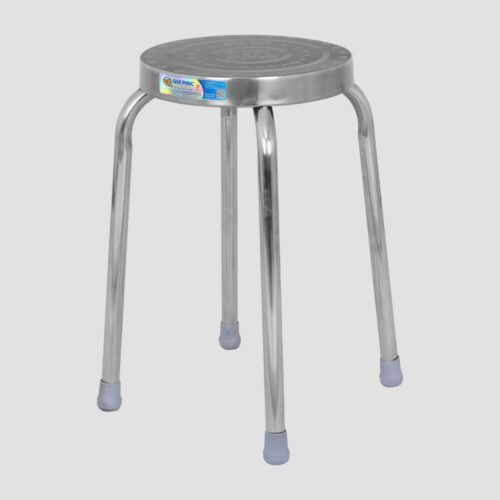 Ghế đẩu inox SUPER mặt 30 phi 25