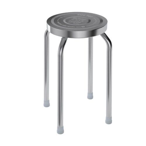 Ghế đẩu inox WIN mặt 28 phi 25