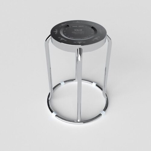 Ghế đôn inox DELI mặt 30 phi 19