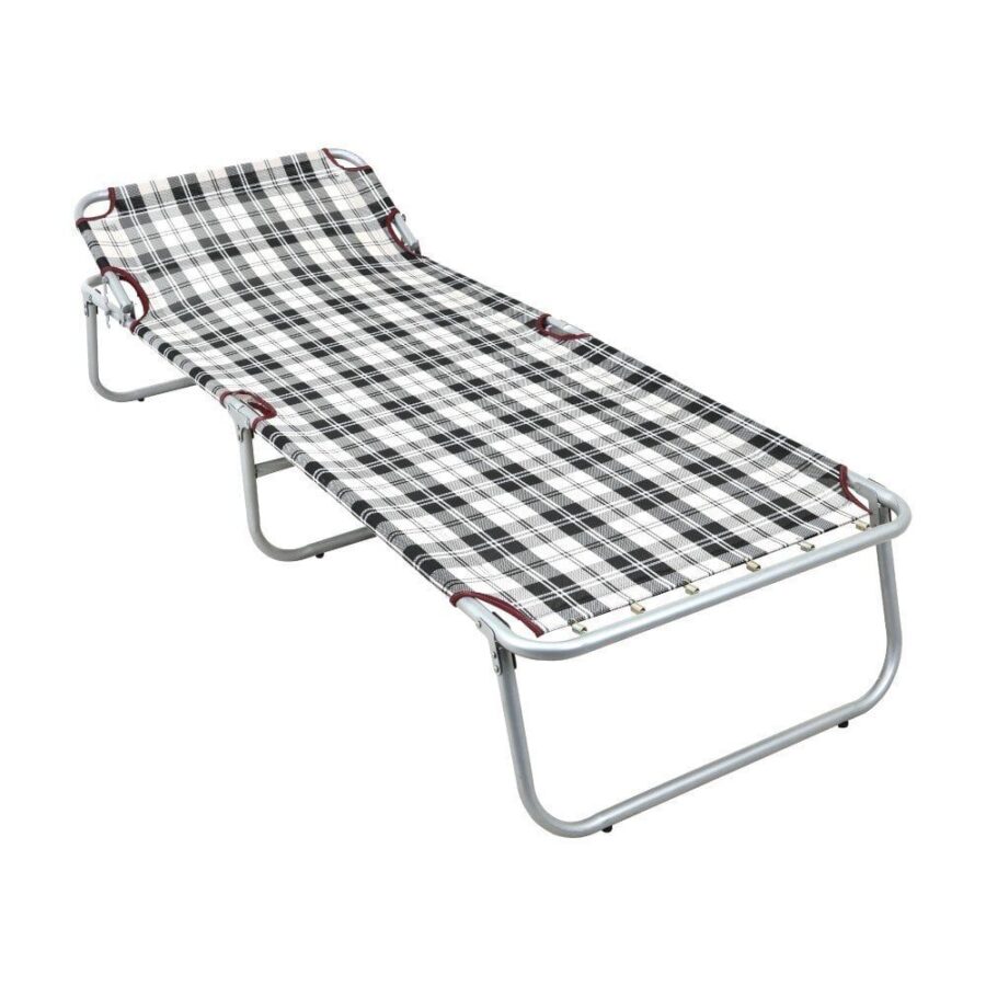 Giường lưới DELI sơn bạc nhôm
