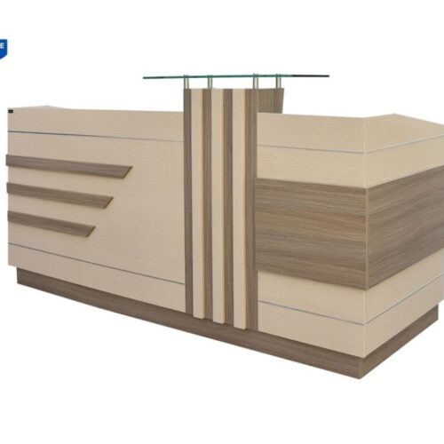 Quầy lễ tân BQ101 - nội thất giá xưởng Cần Thơ, thiết kế theo yêu cầu