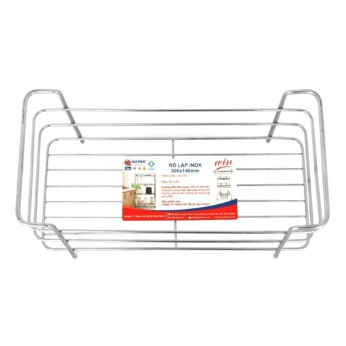 Rổ inox láp WIN 300x140mm