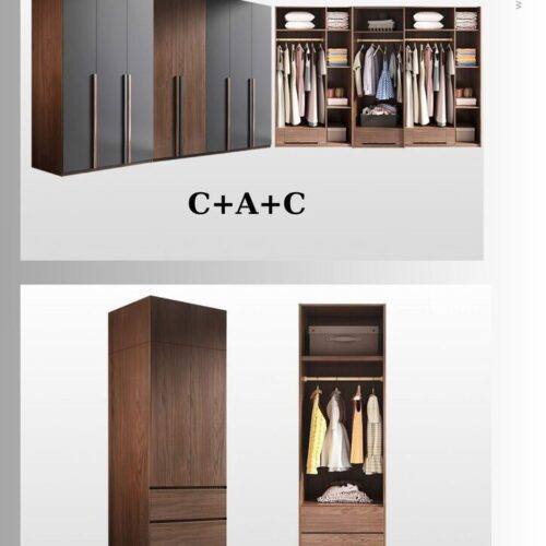 Tủ Áo MDF C+A+C và C+K - nội thất giá xưởng Cần Thơ, thiết kế theo yêu cầu