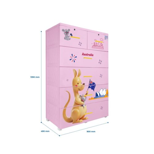Tủ nhựa DELI MAX 5 tầng nhựa chính hãng tại Cần Thơ