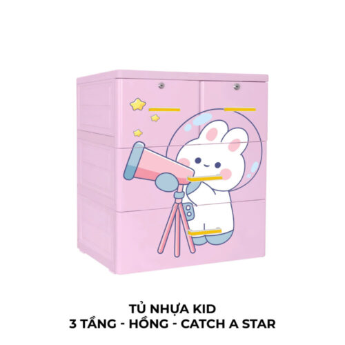 Tủ nhựa KID 3 tầng nhựa chính hãng tại Cần Thơ