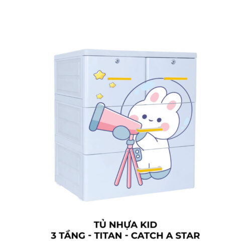 Tủ nhựa KID 3 tầng nhựa chính hãng tại Cần Thơ