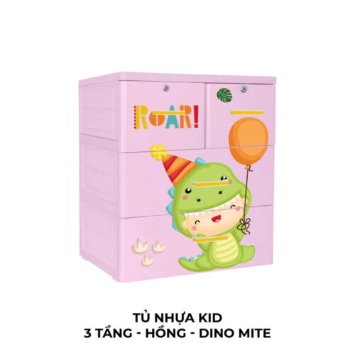 Tủ nhựa KID 3 tầng nhựa chính hãng tại Cần Thơ