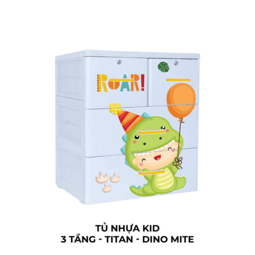 Tủ nhựa KID 3 tầng nhựa chính hãng tại Cần Thơ