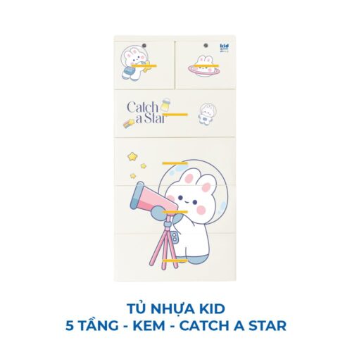 Tủ nhựa KID 5 tầng nhựa chính hãng tại Cần Thơ
